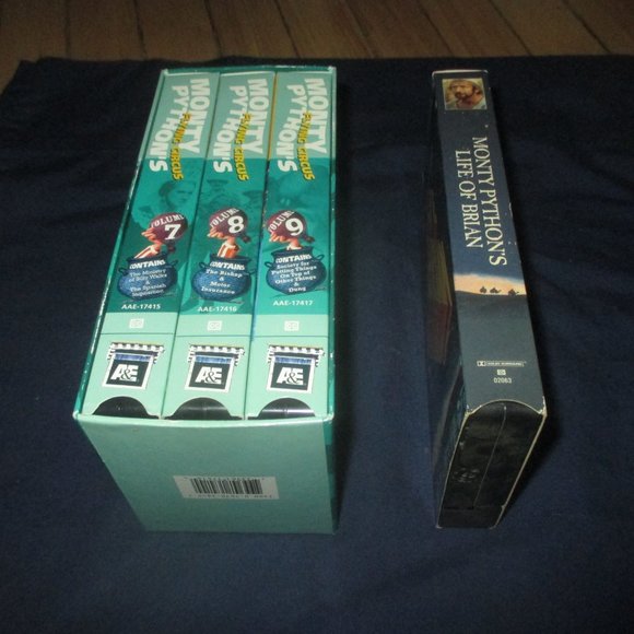 Monty Python's Flying Circus VHS Box Set: Vol, 7 to 9  plus Life of Brian - Picture 3 of 8